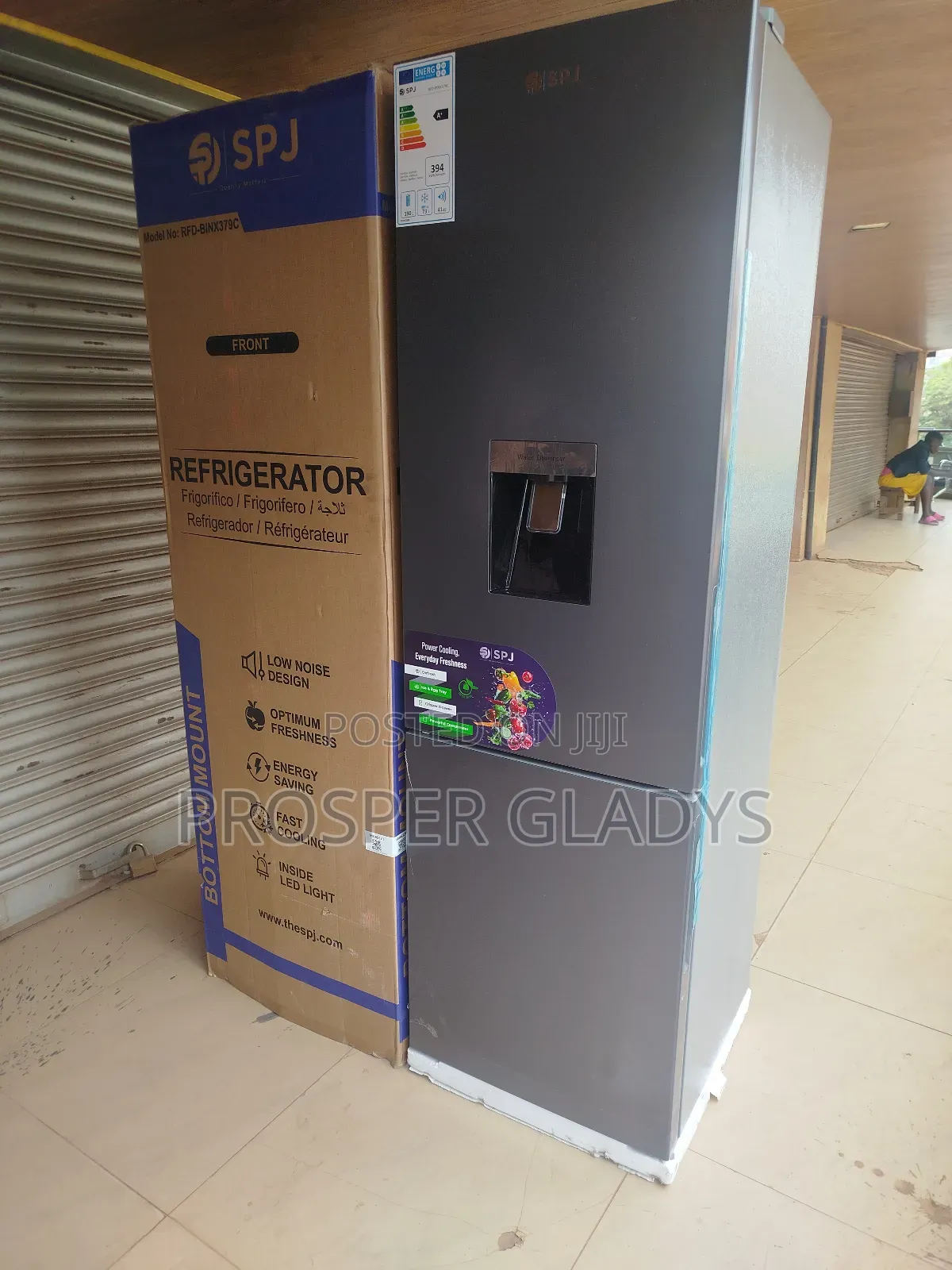 379 SPJ Refrigerator Double Door With a Dispenser