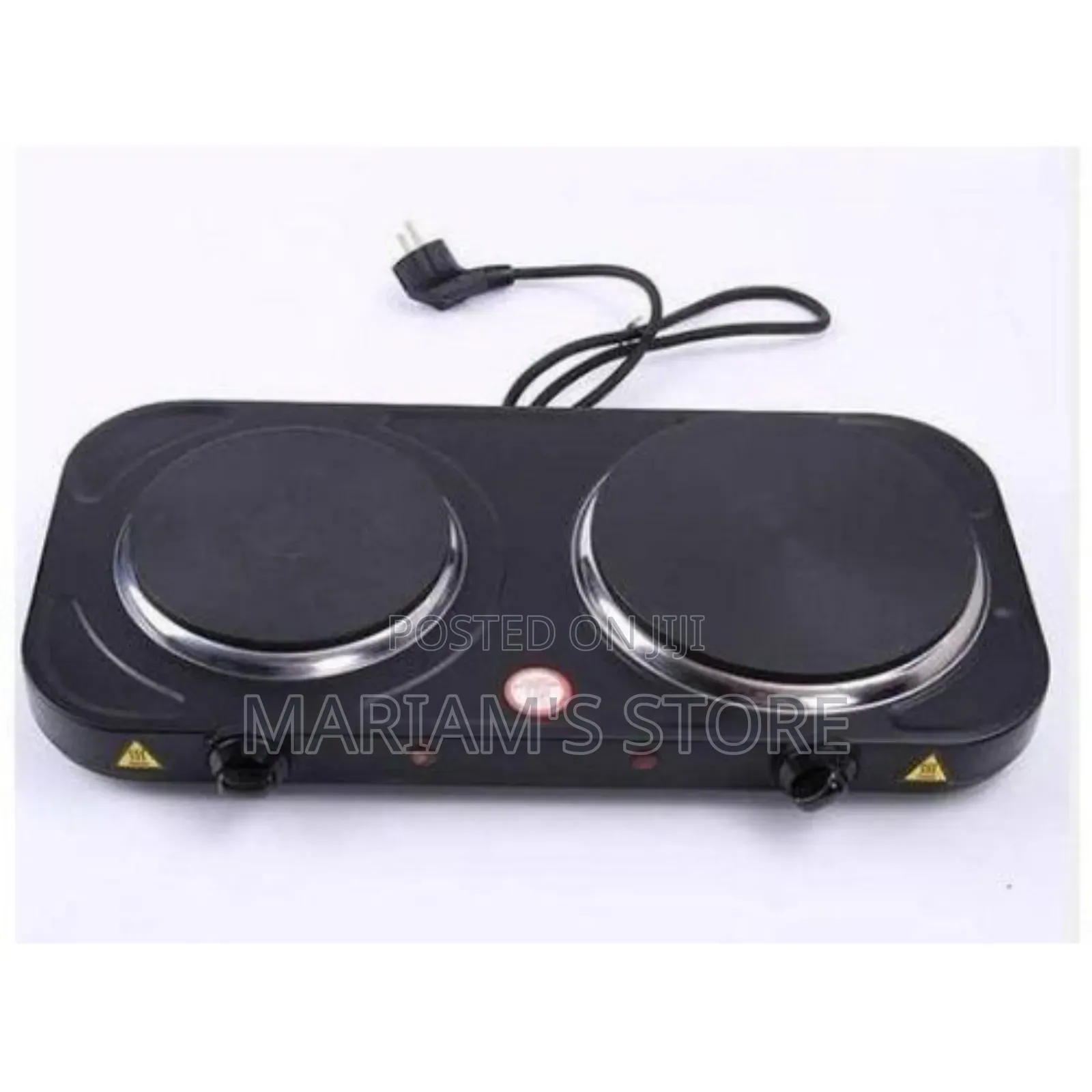 Stainless Steel Electric Hot Plate With Two Burners