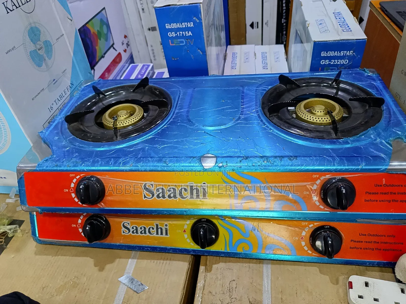 Saachi Double-Burner Gas Stove