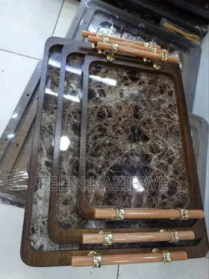 Set of Nesting Luxury Serving Trays.