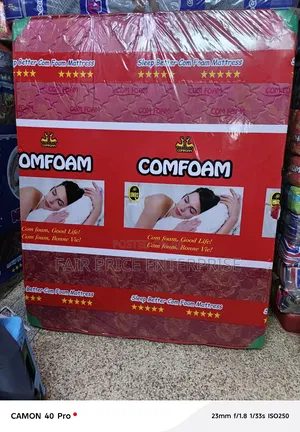 Comfoam Mattress 5x6 By6 Inches. Super Density Mattresses