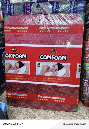 Comfoam Mattress 4x6 By6 Inches. Super Density Mattress