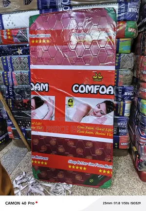 Mattress Comfoam 3x6 by 4 Inche. Super Density Mattress