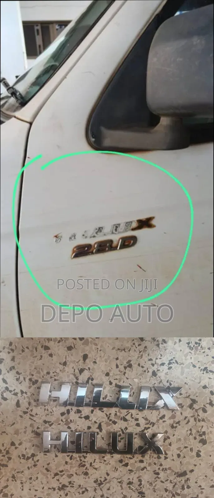 Toyota Hilux Fonts and Logos