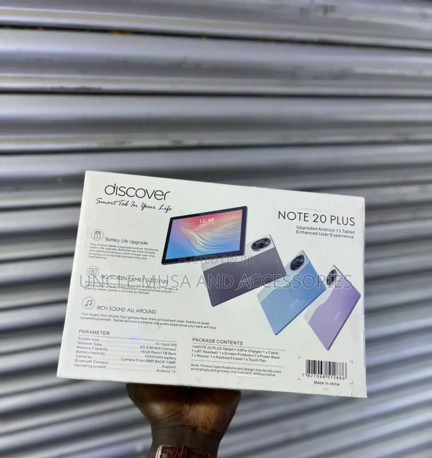 New Discover Note 20 Plus 512 GB Gray
