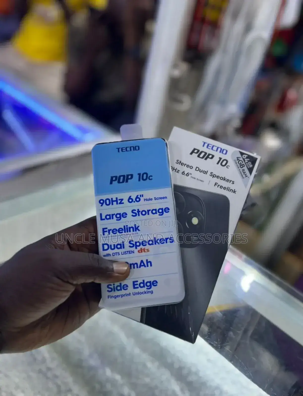 New Tecno Pop 10C 64 GB White