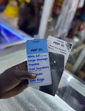 New Tecno Pop 10C 64 GB White