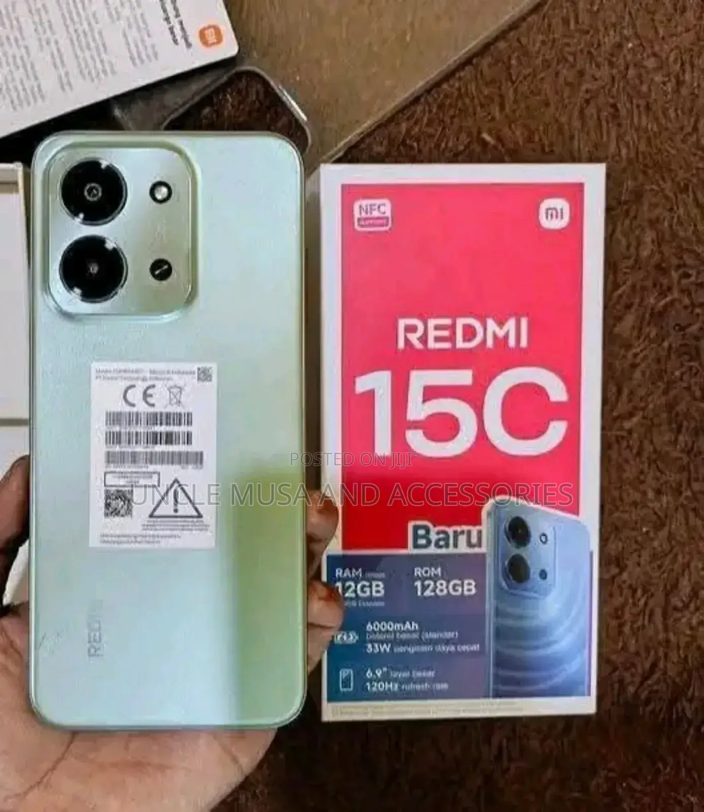 New Xiaomi Redmi 15C 4G 128 GB Green