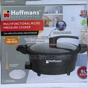 Hoffman Multi Functional Cooking Pot 8ltrs . Pressure Cooker and Pot