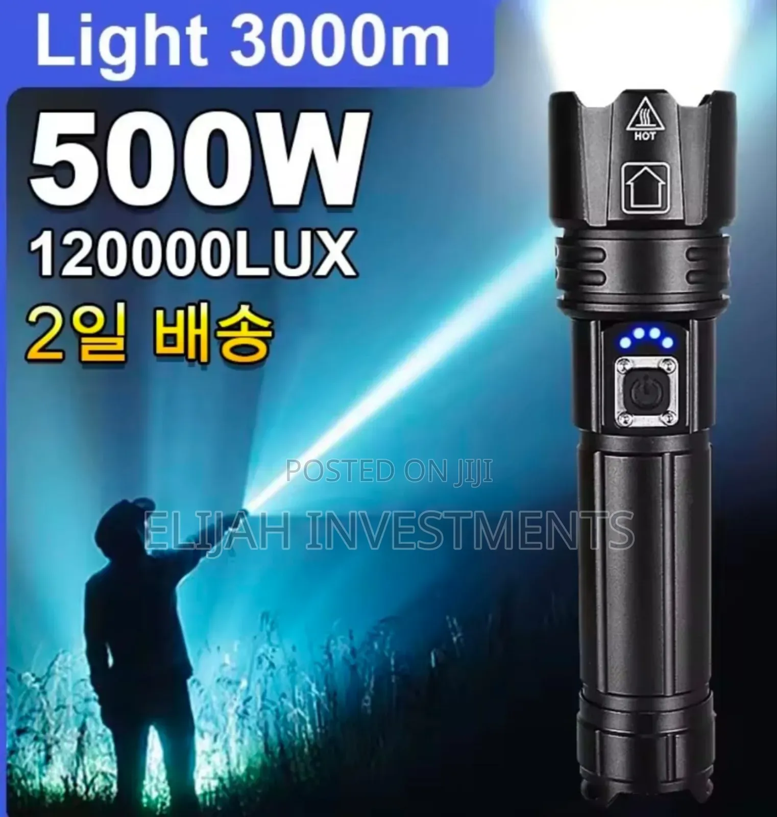 Dat Dt-862 Rechargeable Led Flashlight
