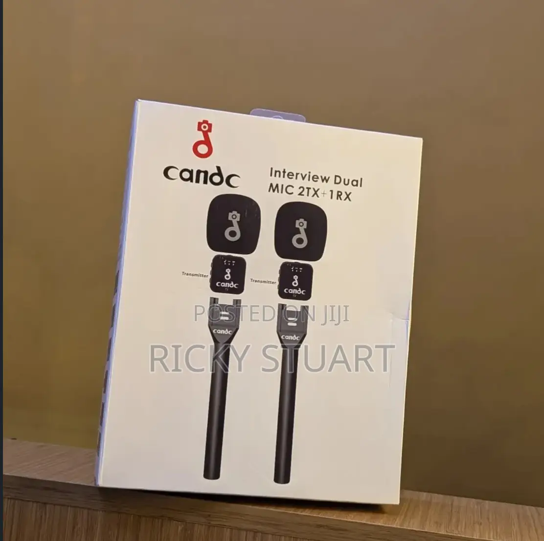 Candc Interview Dual Mic 2tx+1rx Wireless Microphone System