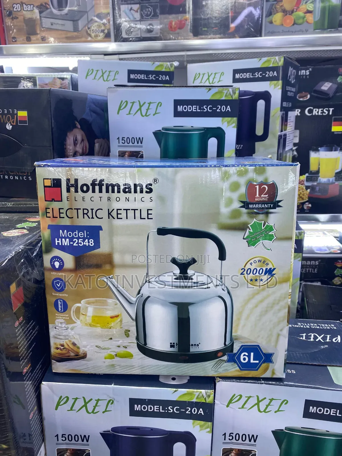 6litrs Hoffmans Electric Kettle Binika