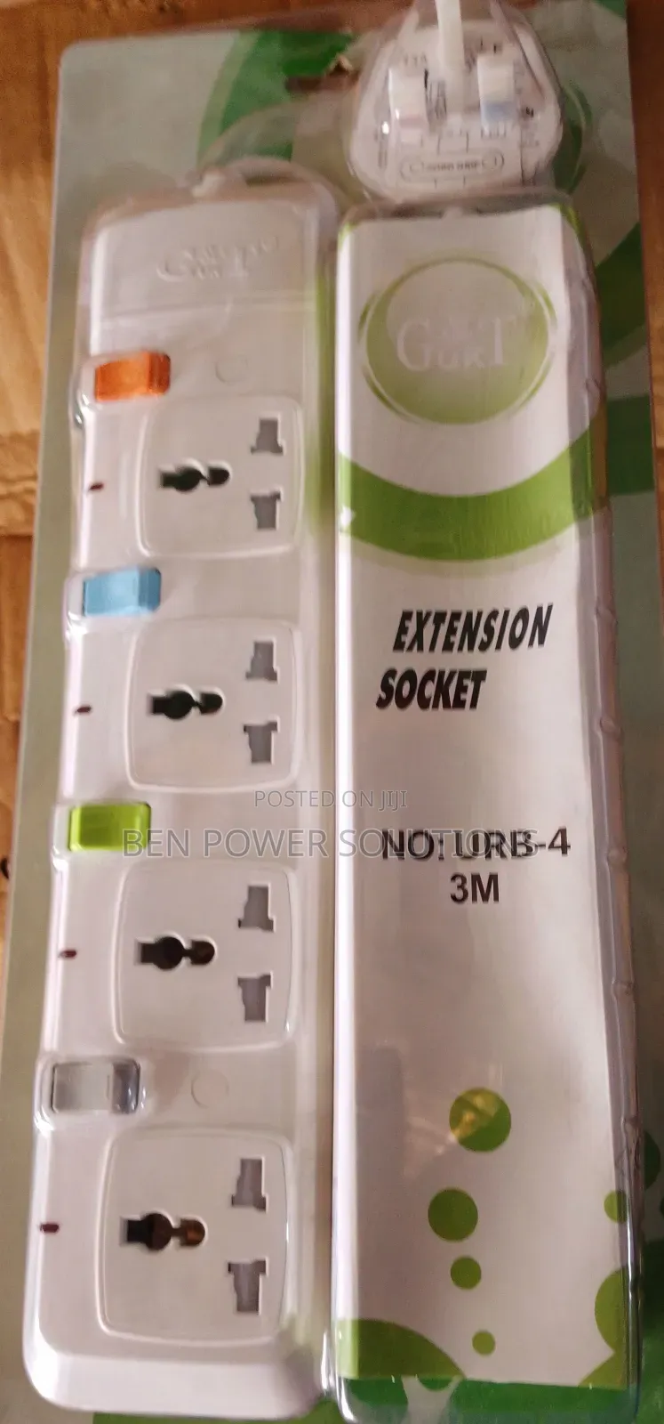 G T 4ways Heavy Duty Extension Socket