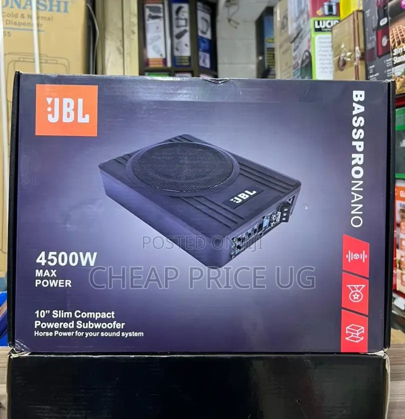JBL Basspronano Compact Powered Subwoofer