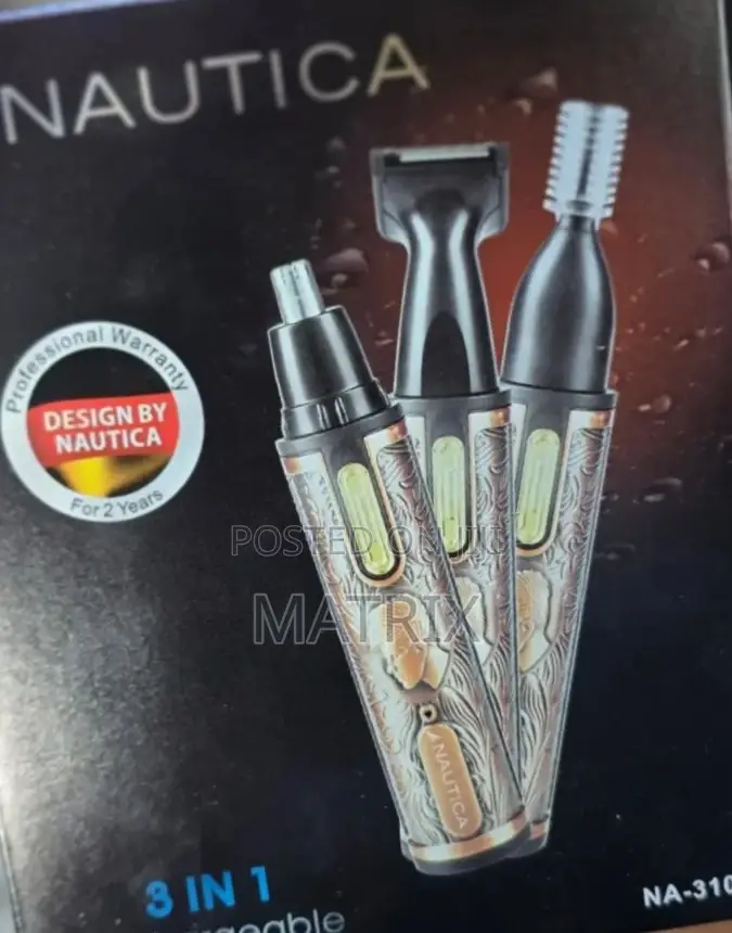 Nautica 3-in-1 Rechargeable Professional Hair Trimmer