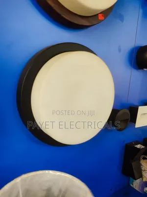 Black And White Glass Washroom Ceiling Light