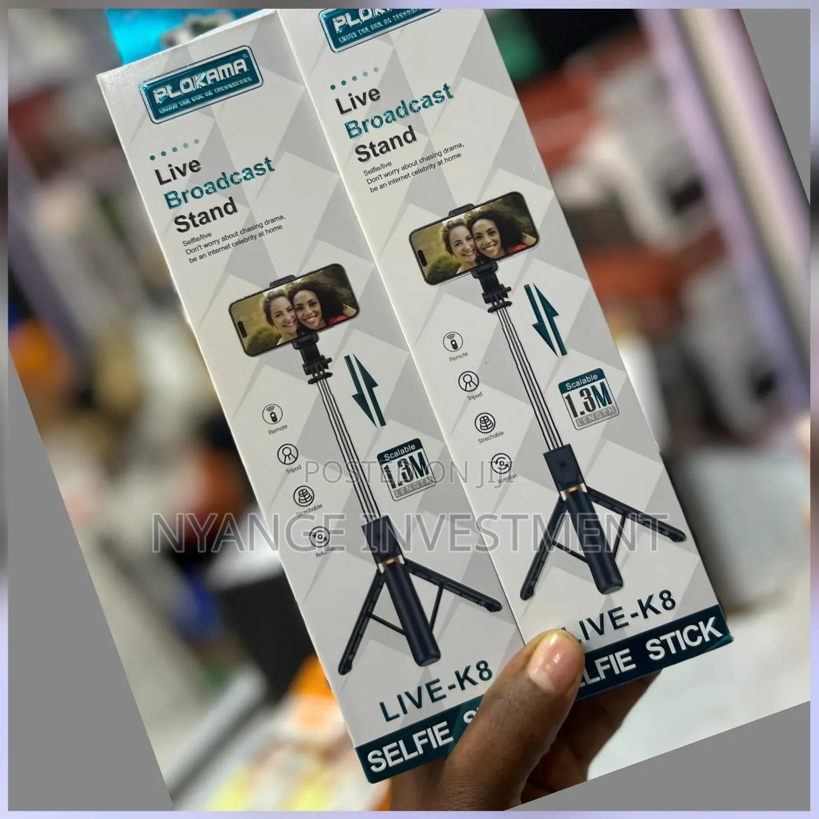 Plokama Live Broadcast Live Selfie Stick. Selfie Stick
