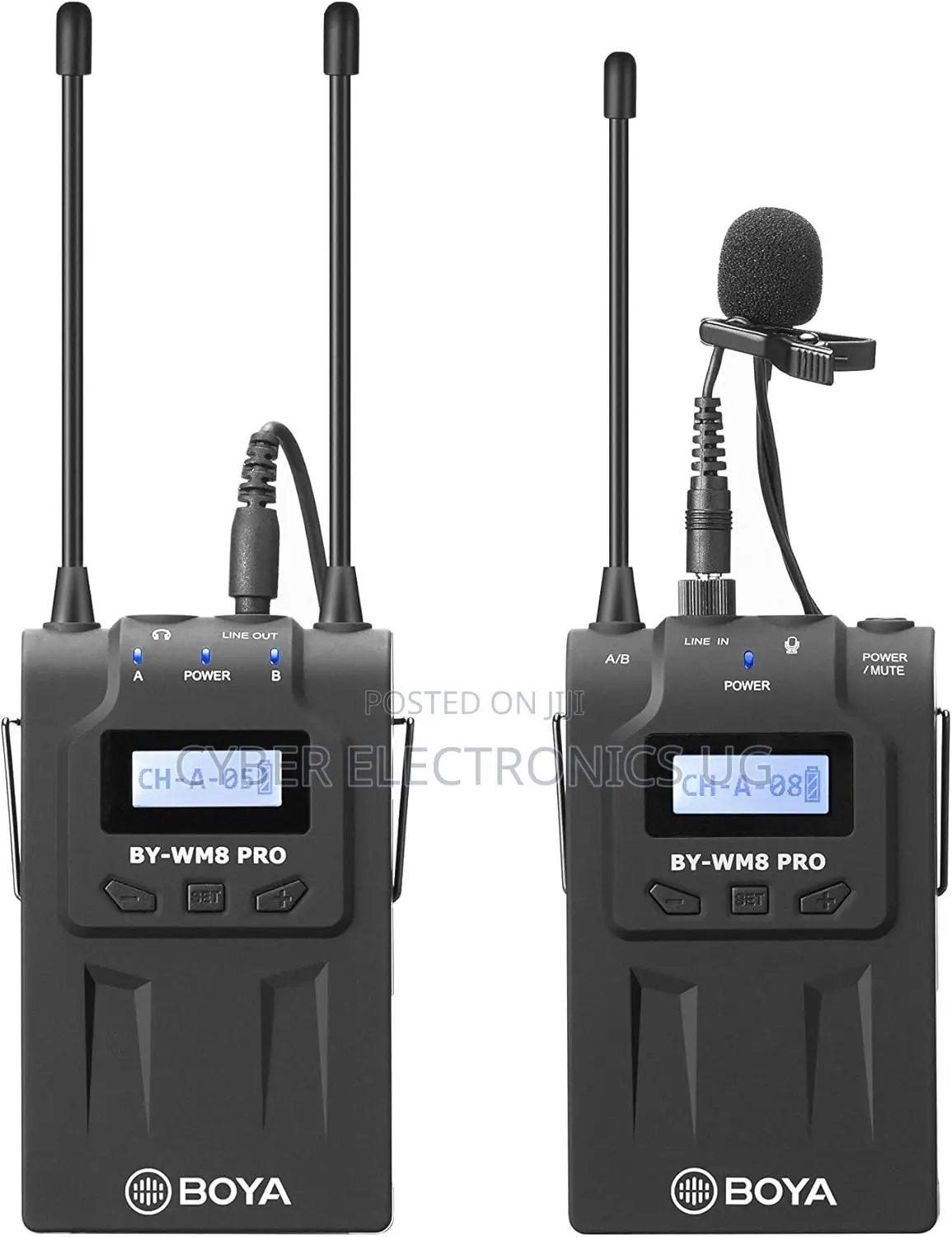Boya by-Wm8 Pro- Uhf Wireless Microphone System