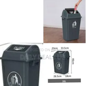 20 Litres Plastic Trash Bin for Household Waste Storage