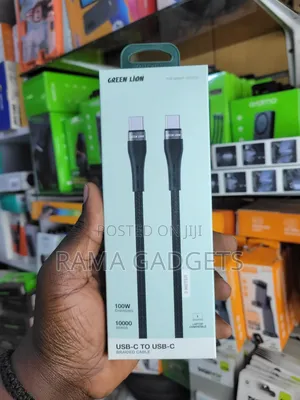 Green Lion Usb-C to Usb-C Braided Cable.