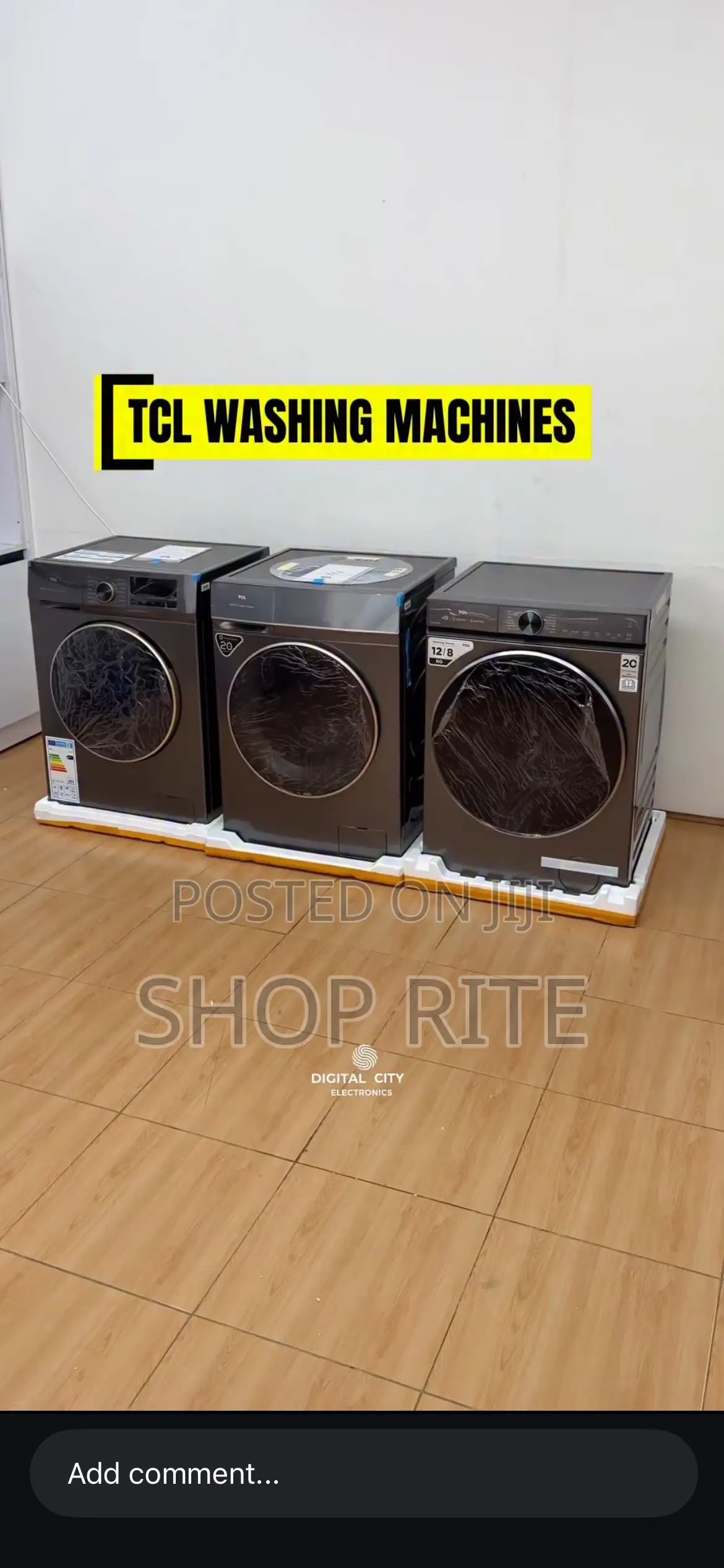 TCL 7,8,9 KGS Front Loader Washing Machines