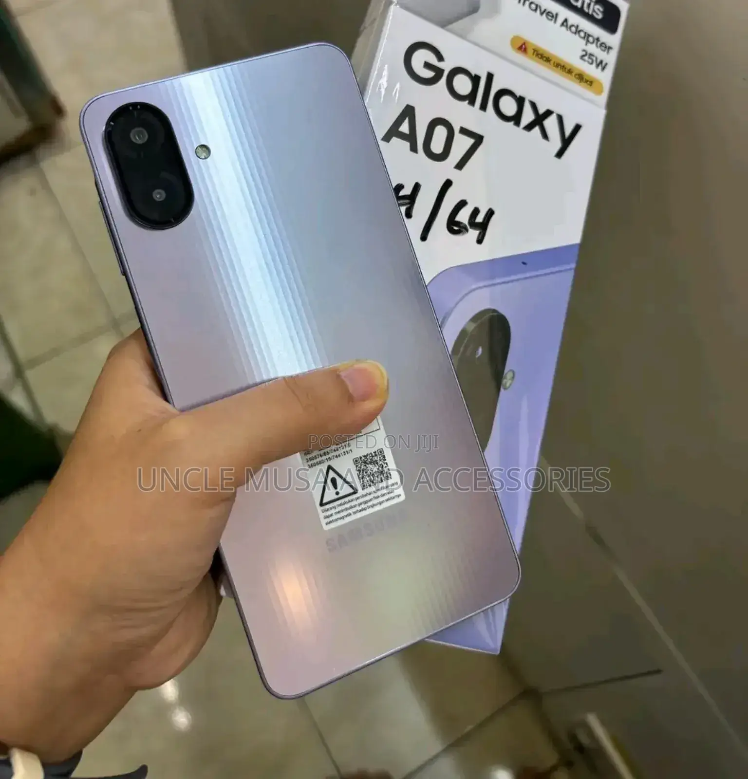 New Samsung Galaxy A07 128 GB Purple