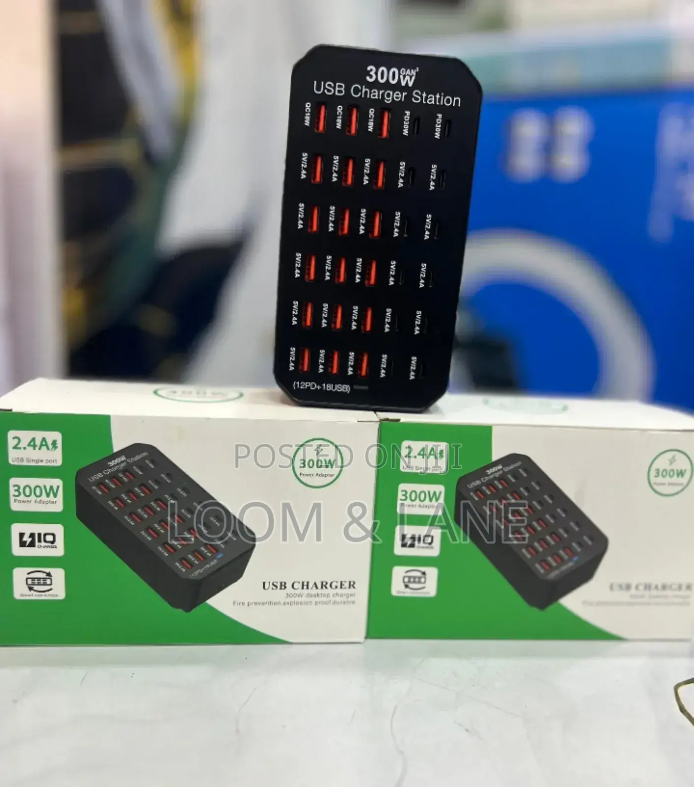 300w Desktop Usb Charger Station