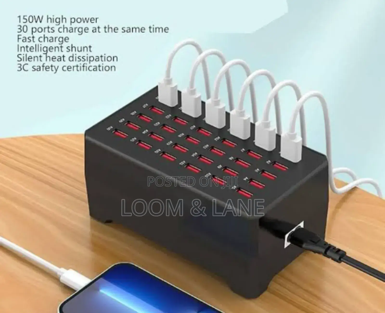 300w Desktop Usb Charger Station