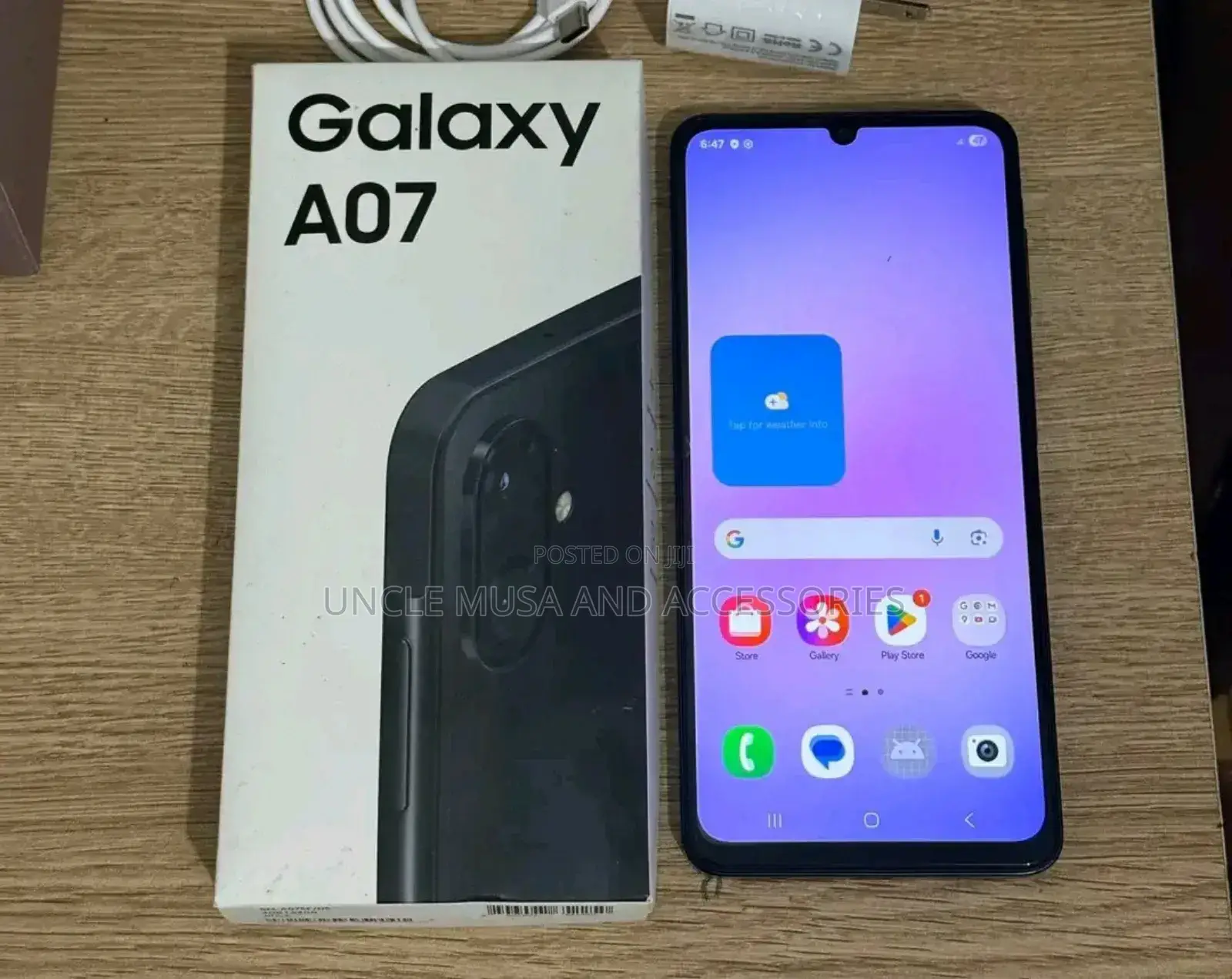New Samsung Galaxy A07 4G 64 GB Black