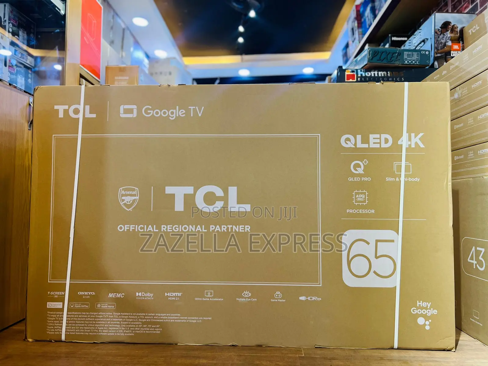 TCL 65” Smart Android Qled Television