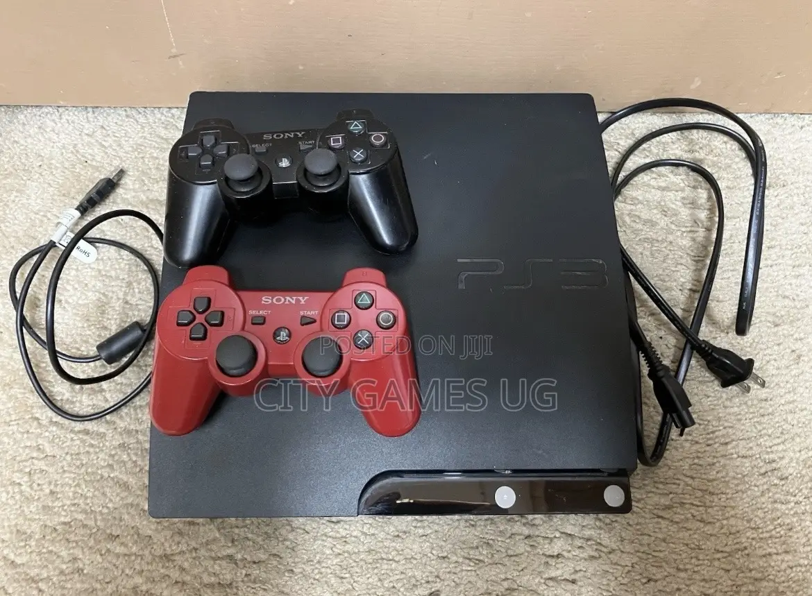 Sony Playstation 3 Ps3 Slim — 2 Controllers