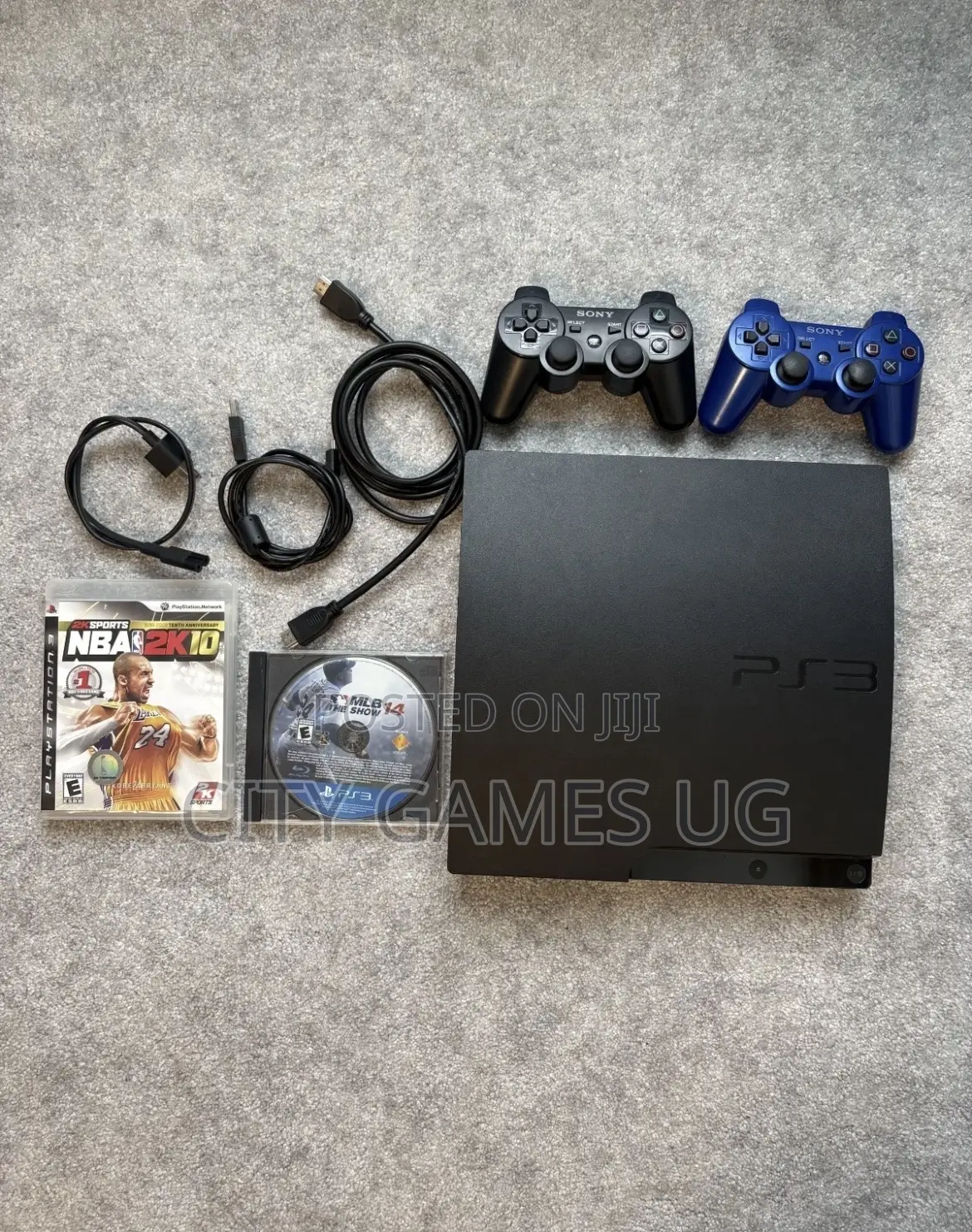 Sony Playstation 3 Ps3 Console 2 Controllers,14games, Hdmi, Cables