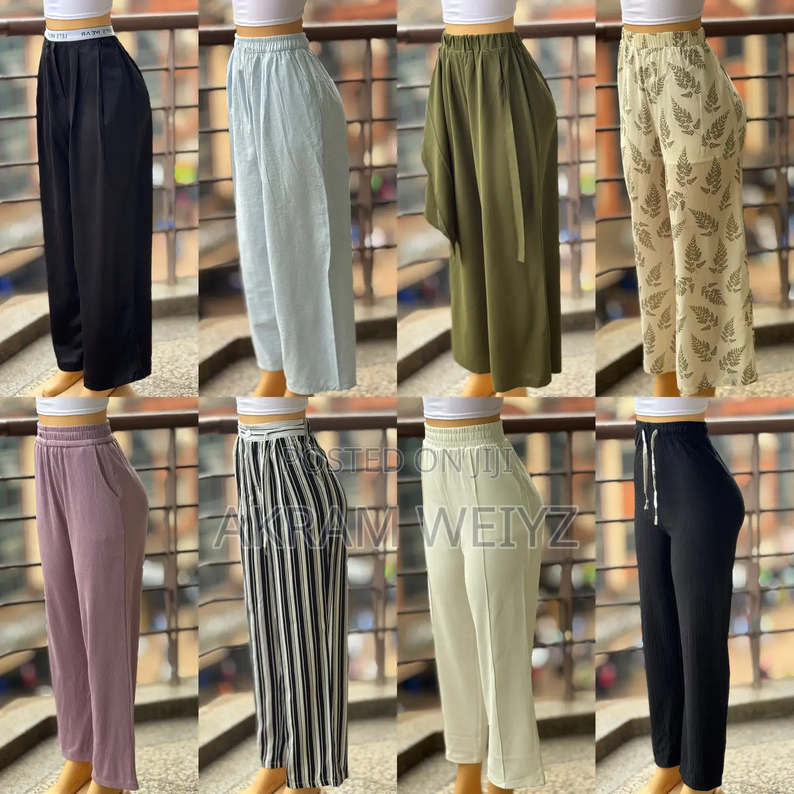 Office Free Wideleg Pants
