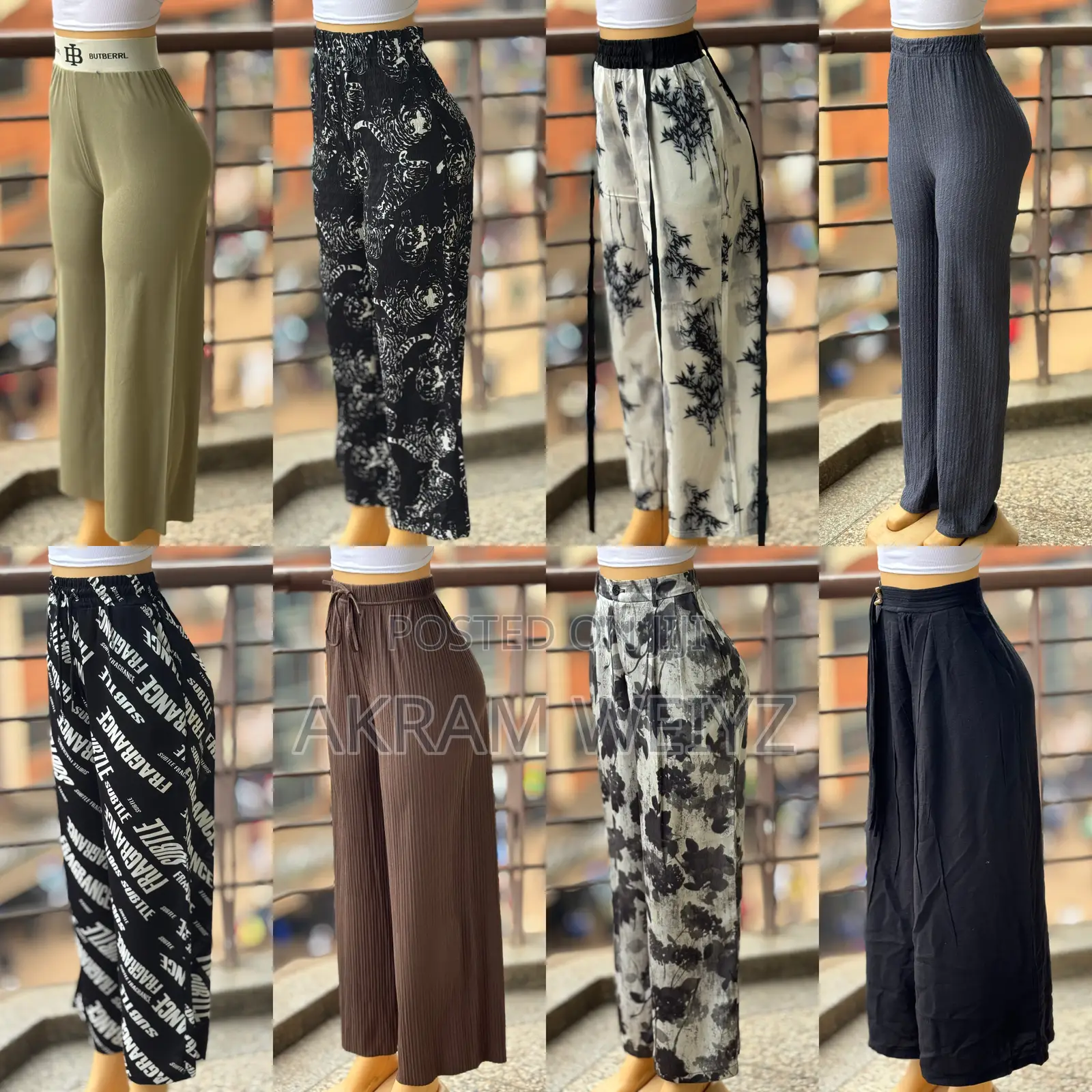 Office Free Wideleg Pants