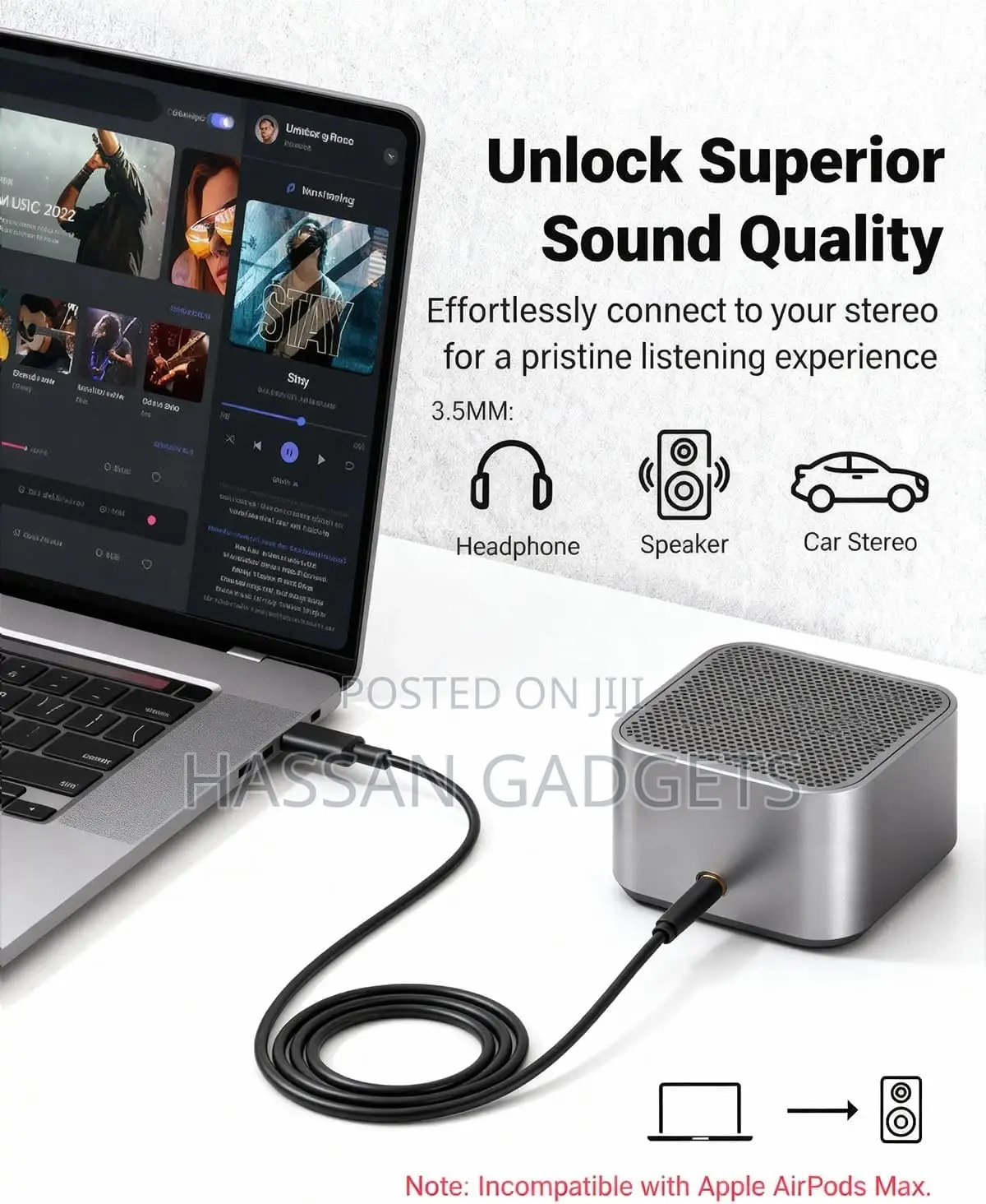 Audio Aux Jack Cable