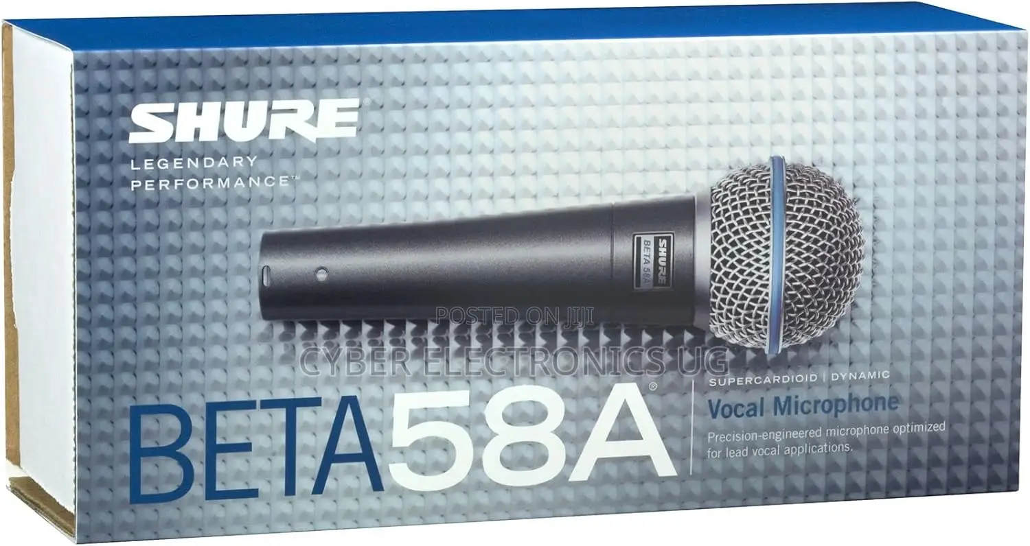 Shure Beta 58a Vocal Microphone Element Super Cardioid Dynamic Mic