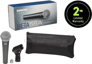 Shure Beta 58a Vocal Microphone Element Super Cardioid Dynamic Mic