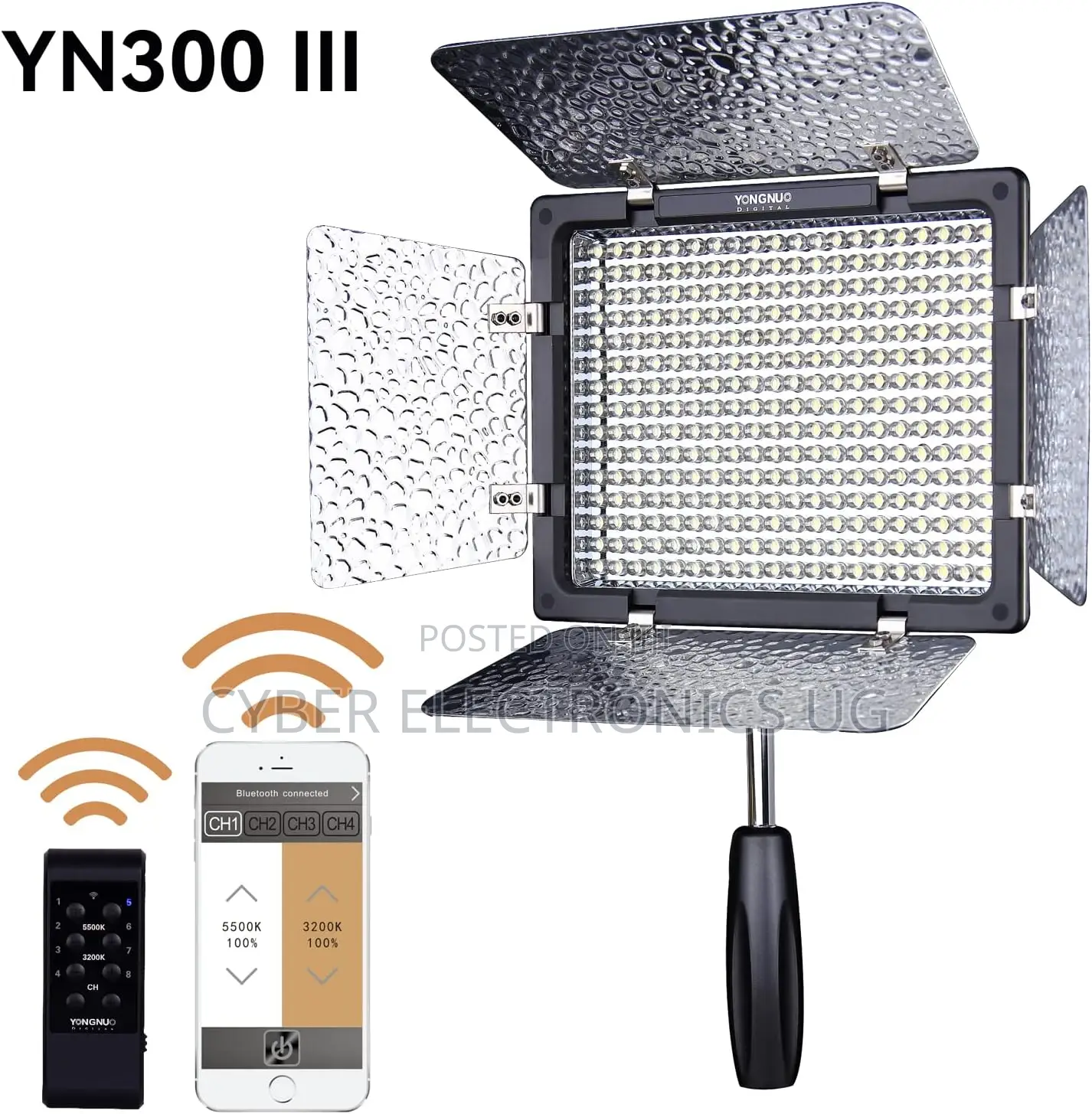Yn-300 Iii Camera Photo Led Video Light Photography Continuous Lamp