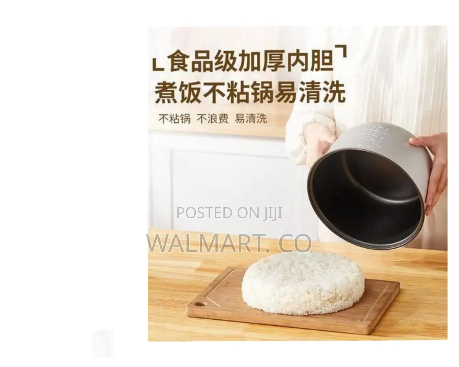 4l Decorative Electric Rice Cooker With Floral Design