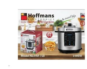 Hoffman Electric Rice Pressure Cooker 6 Litres