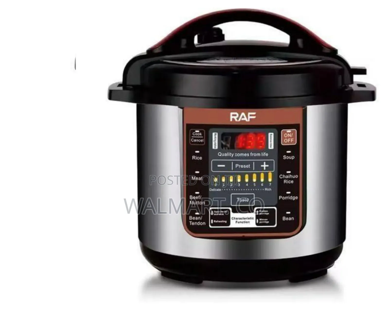Raf Electric Pressure Cooker Multicolor