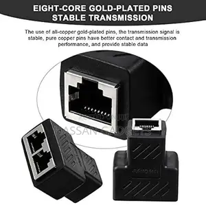 Rj45 Ethernet Splitter Connectors 1 to 2 Splitter Connectors