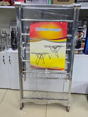 Metallic Cloth and Shoes Drying Rack - New Model