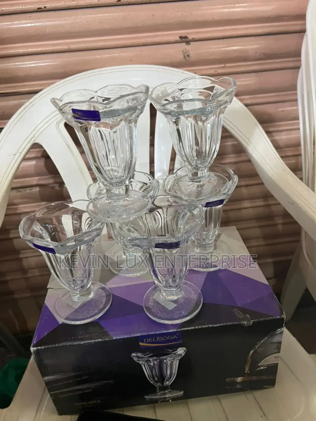 Ice Cream Glasses 6 Pieces