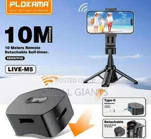 Plokama Live-M5 3-in-1 Handle Tripod Selfie Stick.