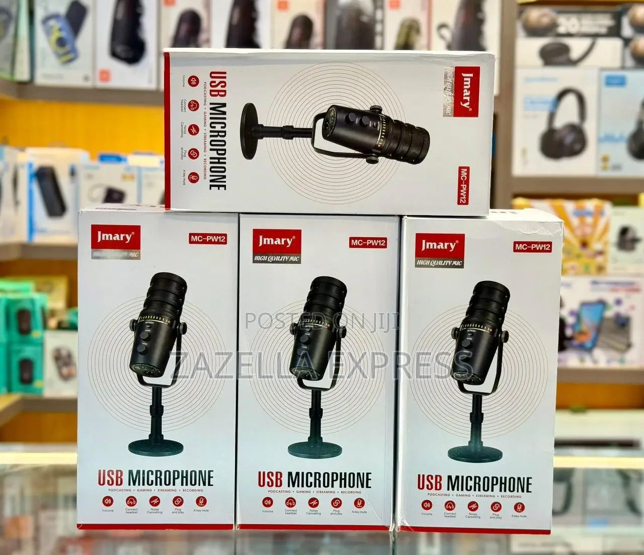 Jmary Pw12 Usb Microphone for Podcasting, Gaming, Streaming