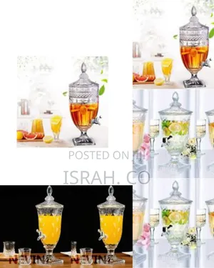 4.5litres Drink Dispensers for Parties Crystal Glass Iced