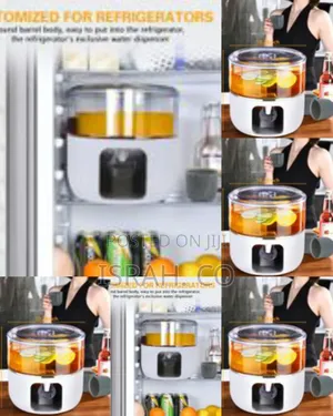 3 Grids Rotating Cold Water Kettle, 360° Rotating Beverage Dispenser,