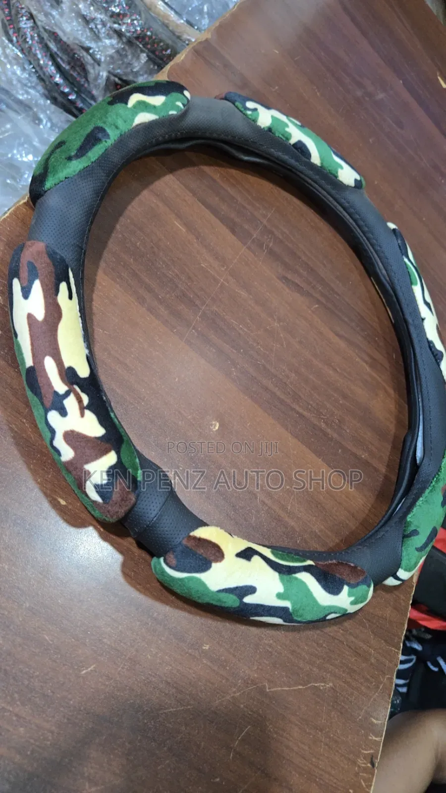 Camouflage Pattern Car Steering Wheel Cover