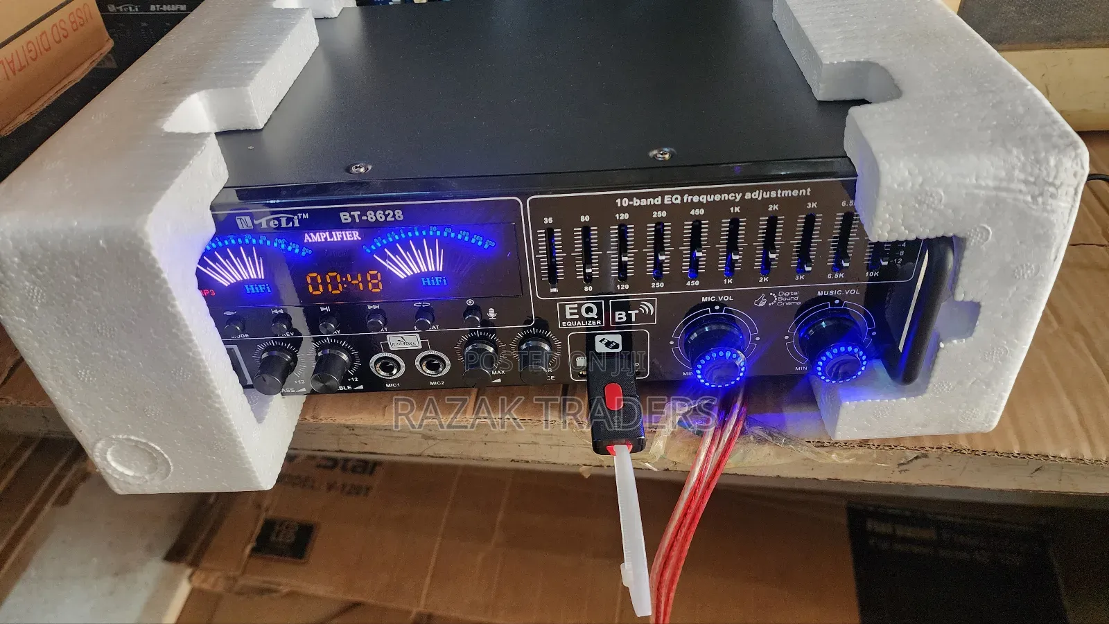 Bluetooth Amplifier Bt8628 Model Stereo Kareoke Mp3 Player